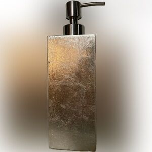 West Elm Silver Lacquer Soap Dispenser